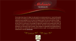 Desktop Screenshot of melanie38dd.com